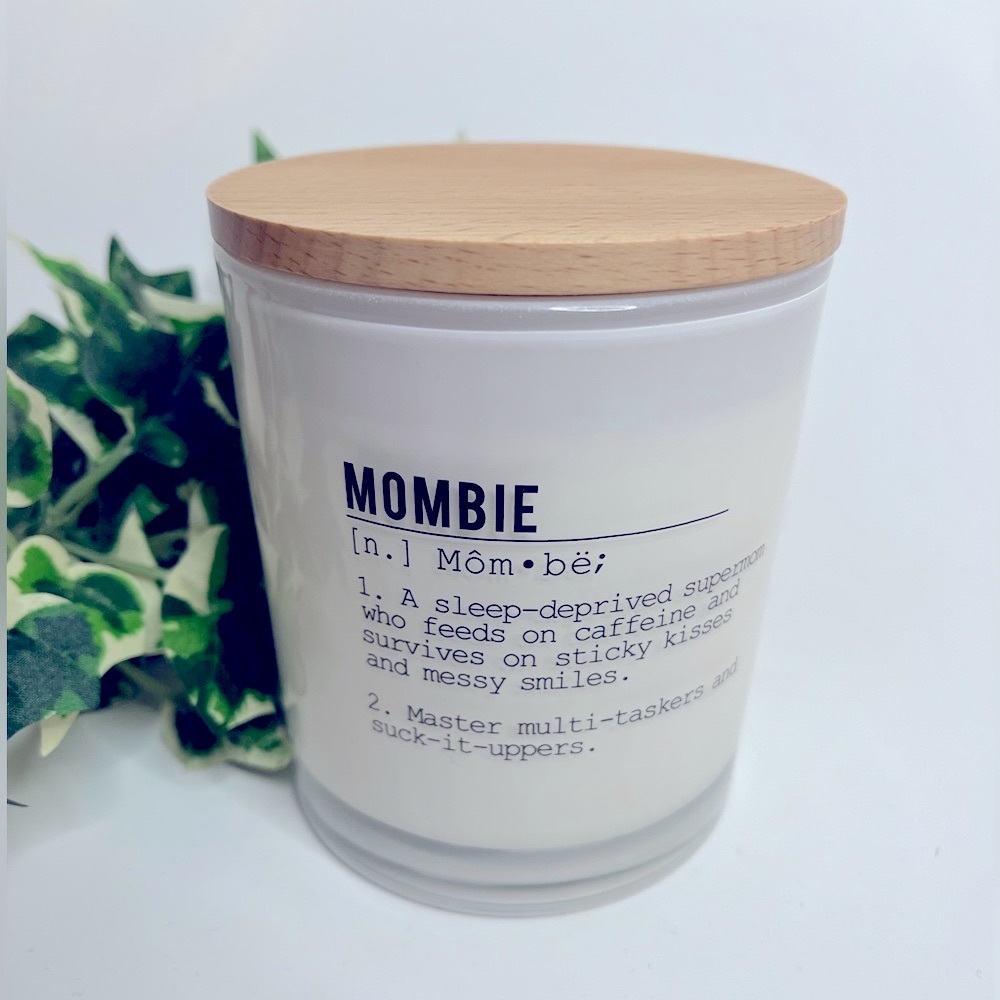 NEW 11.5 oz White Tea Scent Lead-free Cotton Wick Soy Wax Candle Funny